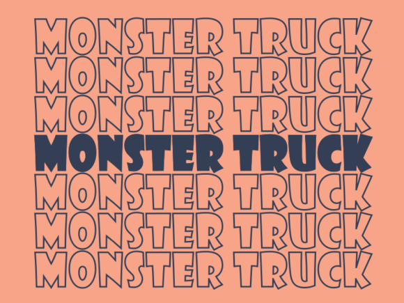 Monster Truck Svg Cut File Graphics for Print Templates