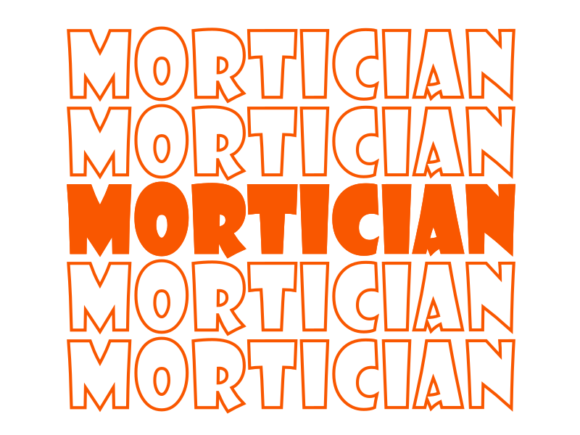 Mortician Svg Cut File Graphics for Print Templates