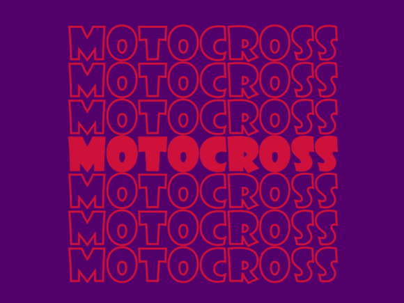 Motocross Graphics for Print Templates
