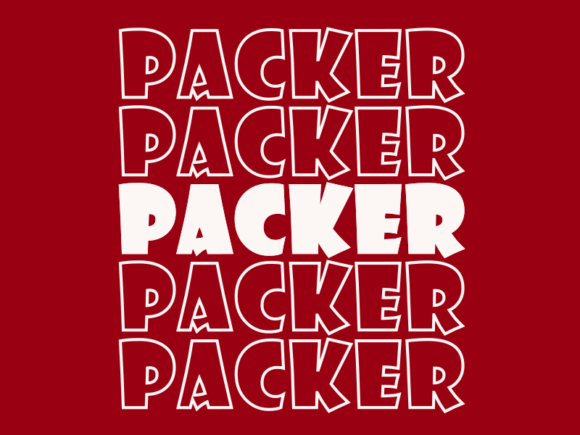 Packer Svg Cut File Graphics for Print Templates