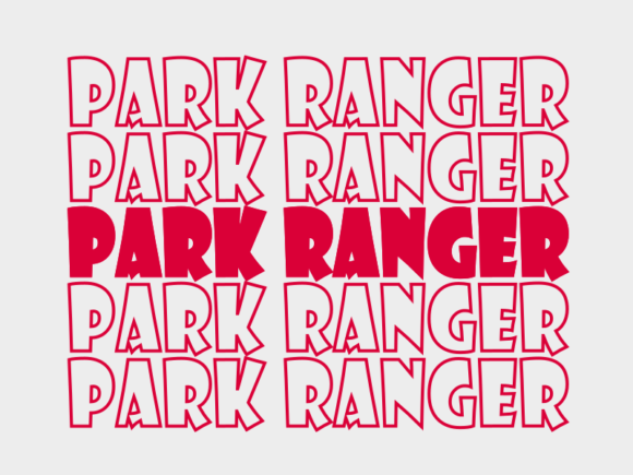 Park Ranger Svg Cut File Graphics for Print Templates