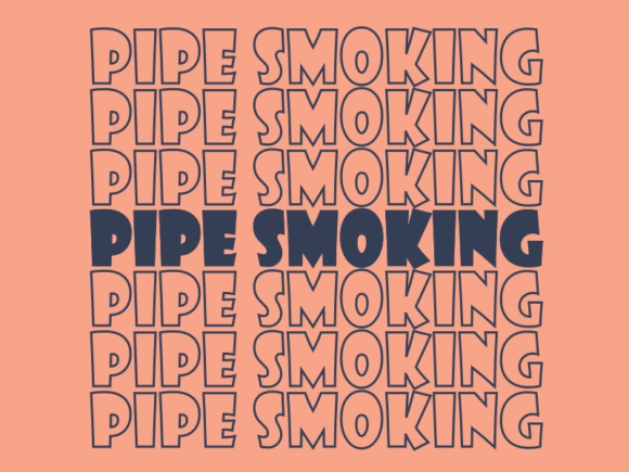Pipe Smoking Svg Cut File Graphics