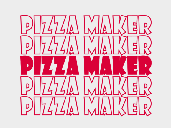 Pizza Maker Svg Cut File for Modern Graphics