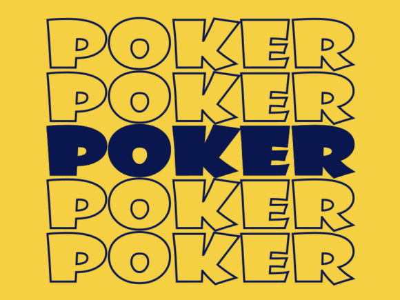 Poker Graphics for Print Templates