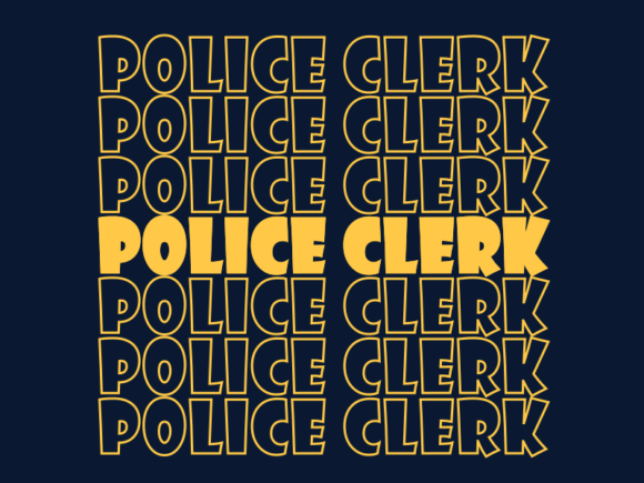 Police Clerk Svg Cut File