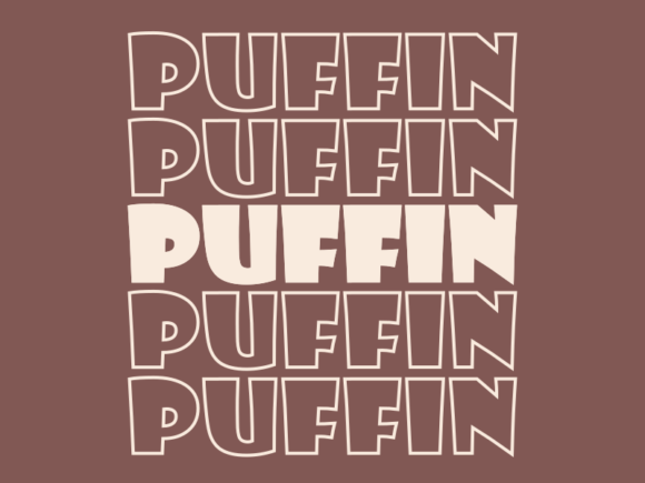 Puffin Svg Cut File Graphics for Print Templates