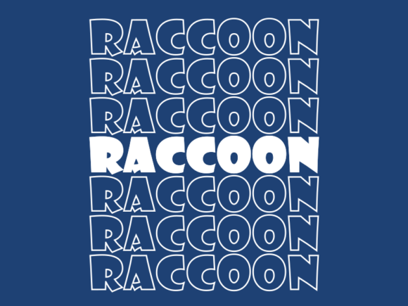 Raccoon Svg Cut File