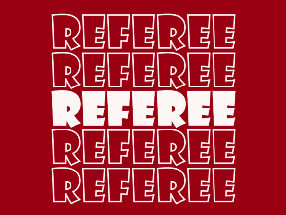 Referee Svg Cut File: A Graphic for Modern Web Design