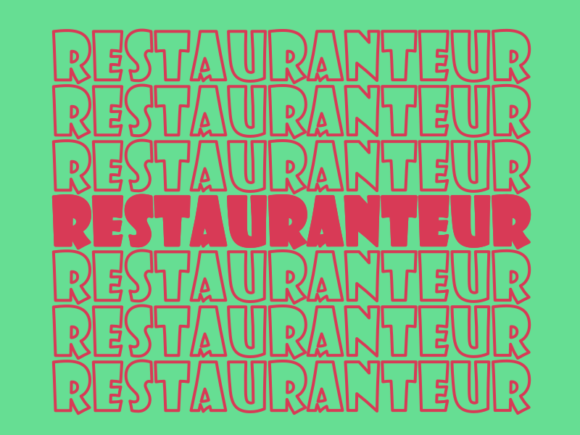 Restauranteur Svg Cut File: A Graphic for Modern Branding