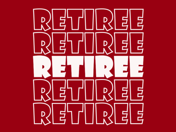 Retiree Svg Cut File: A Graphic for Print Templates