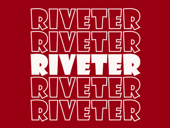 Riveter Svg Cut File Graphics for Print Templates