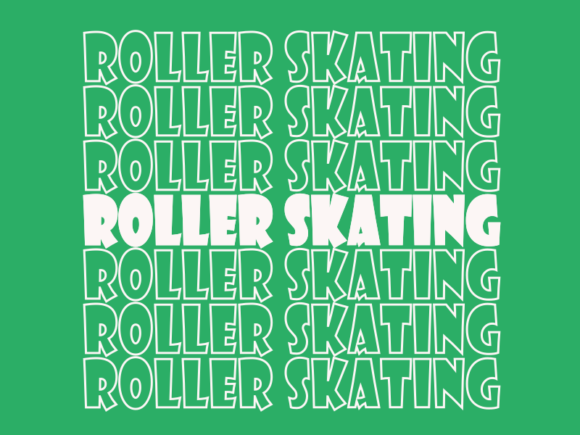 Roller Skating Svg Cut File for Modern Graphics