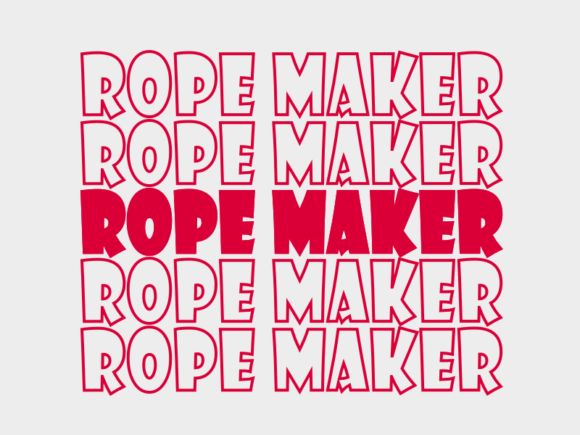 Rope Maker Svg Cut File for Print Templates and Graphics
