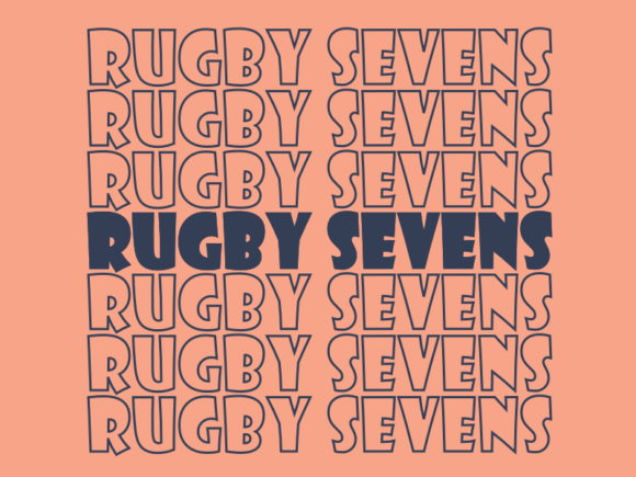 Rugby Sevens Svg Cut File Graphics for Print Templates