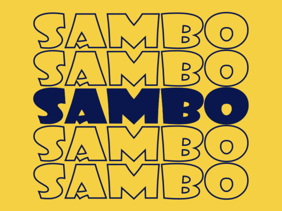 Sambo SVG Cut File: Graphics & Print Templates for Handmade Brands