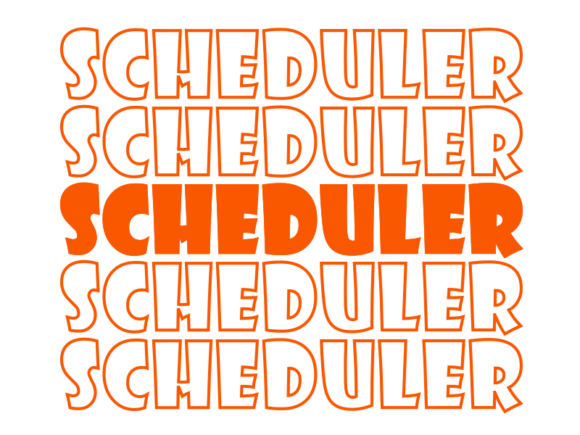Scheduler SVG Cut File: Graphics for Print Templates