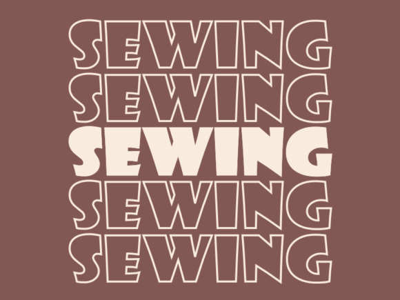 Sewing SVG Cut File: Graphics for Print Templates
