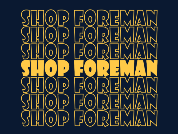 Shop Foreman SVG Cut File: Graphics & Print Templates