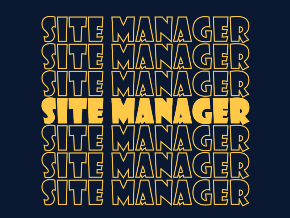 Site Manager SVG Cut File: Graphics & Print Templates