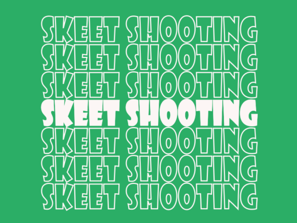 Skeet Shooting SVG Cut File