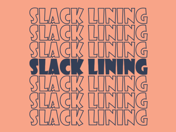 Slack Lining SVG Cut File: Graphics for Print Templates