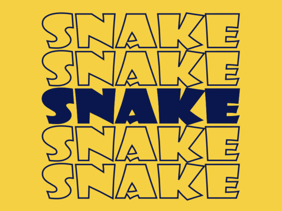 Snake SVG Cut File: Graphics for Print Templates