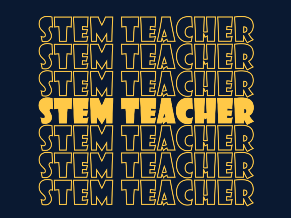 Stem Teacher SVG Cut File