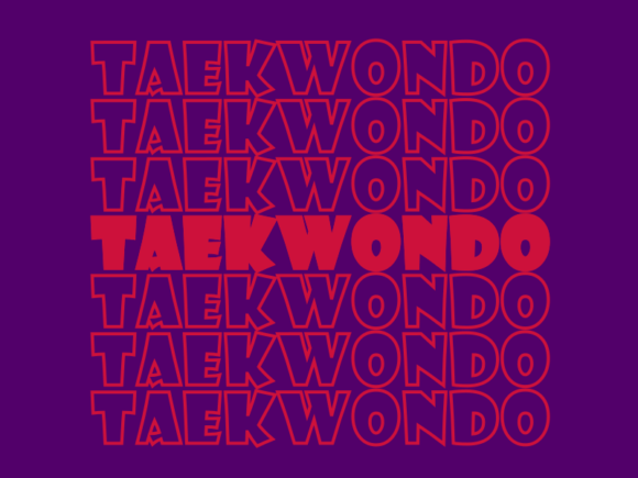 Taekwondo SVG Cut File: Graphics for Print Templates