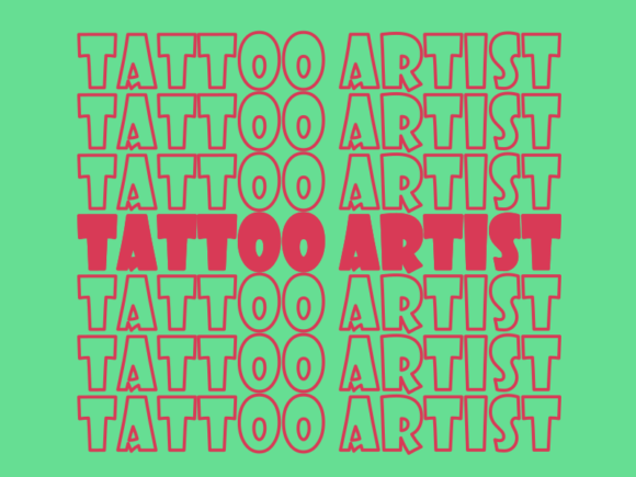 Tattoo Artist SVG Cut File: Graphics for Print Templates