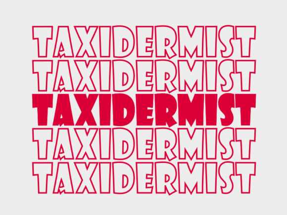 Taxidermist SVG Cut File