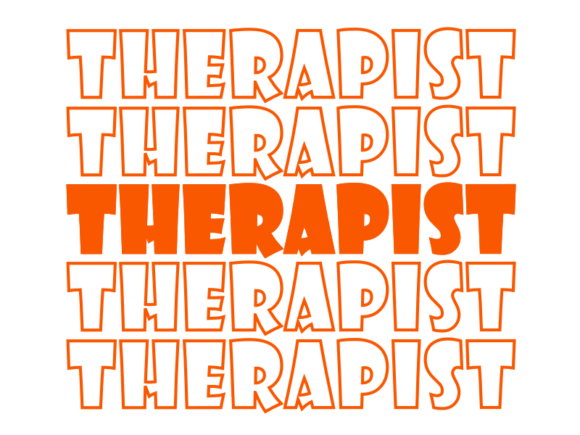 Therapist SVG Cut File: Graphics for Print Templates