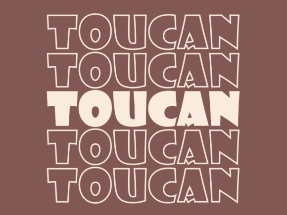 Toucan SVG Cut File: Graphics & Print Templates